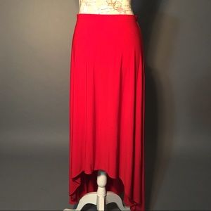 Chico’s Orange Hi-Lo skirt — Chico’s 0 = size 4